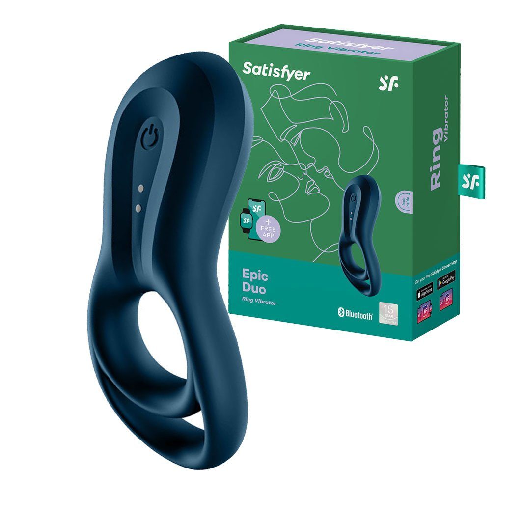 Satisfyer Epic Duo Vibrating Penis Ring | joujou.com.au JOUJOU Satisfyer Epic Duo Vibrating Penis Ring | joujou.com.au JOUJOU