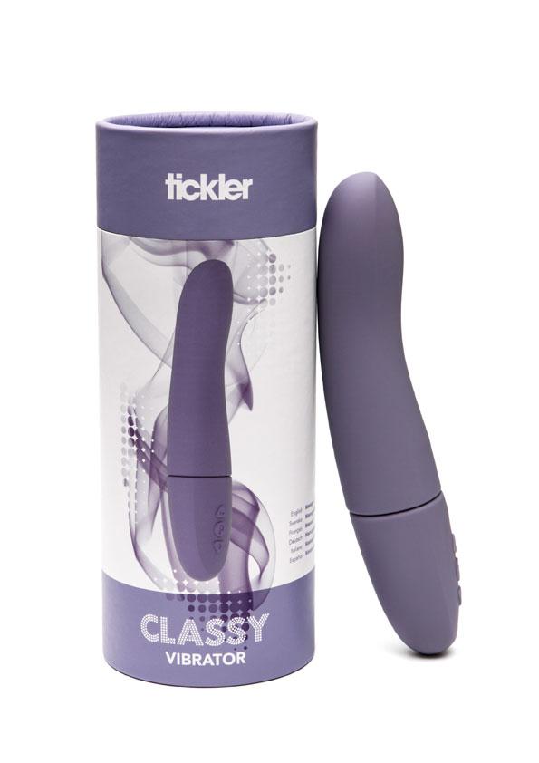 stuffy sex toy Lovehoney Triple Tickler Realistic Purple G-Spot Dildo Vibrator 5.5 inch