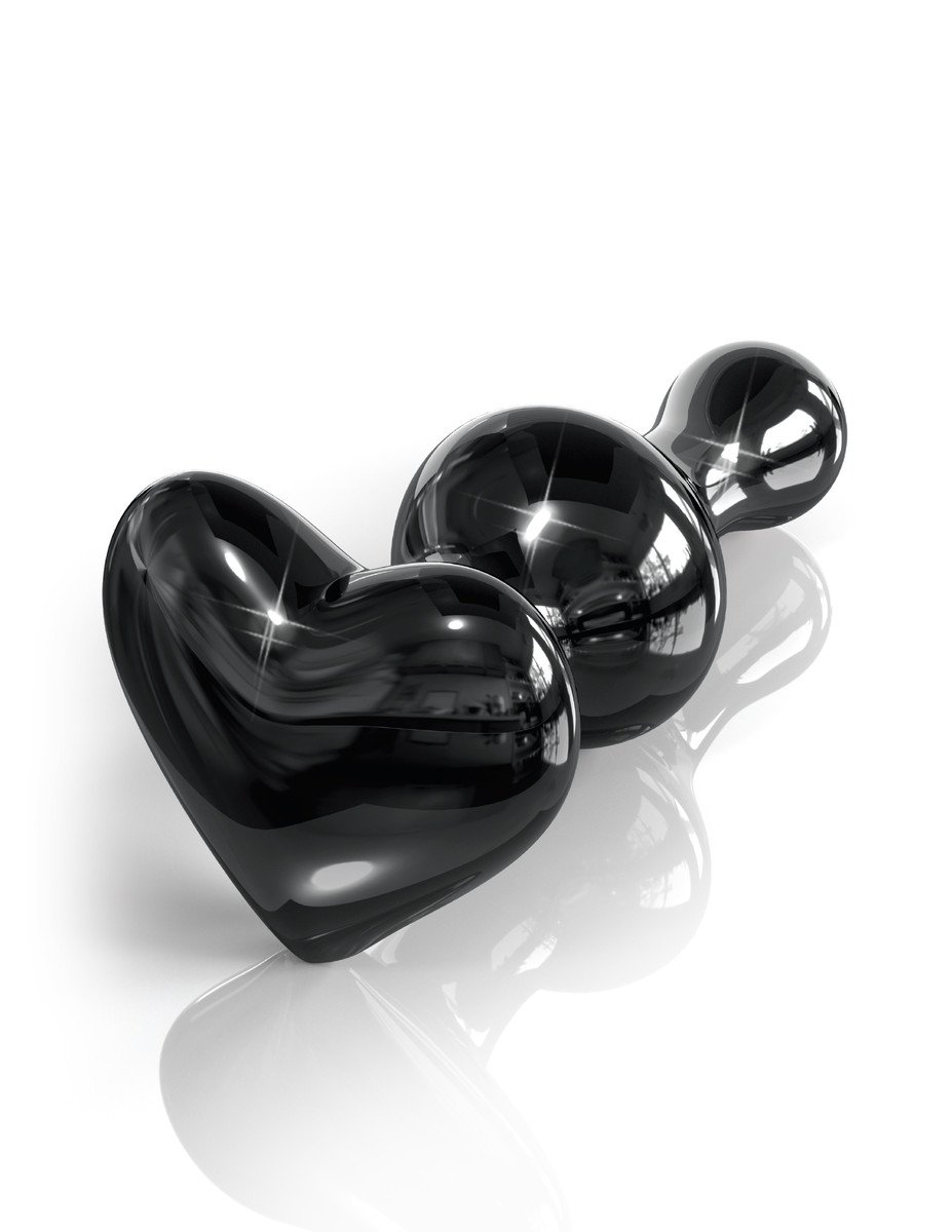 Icicles No. 74 - Black Heart GLASS BUTT PLUG | JOUJOU Icicles No. 74 - Black Heart GLASS BUTT PLUG | JOUJOU