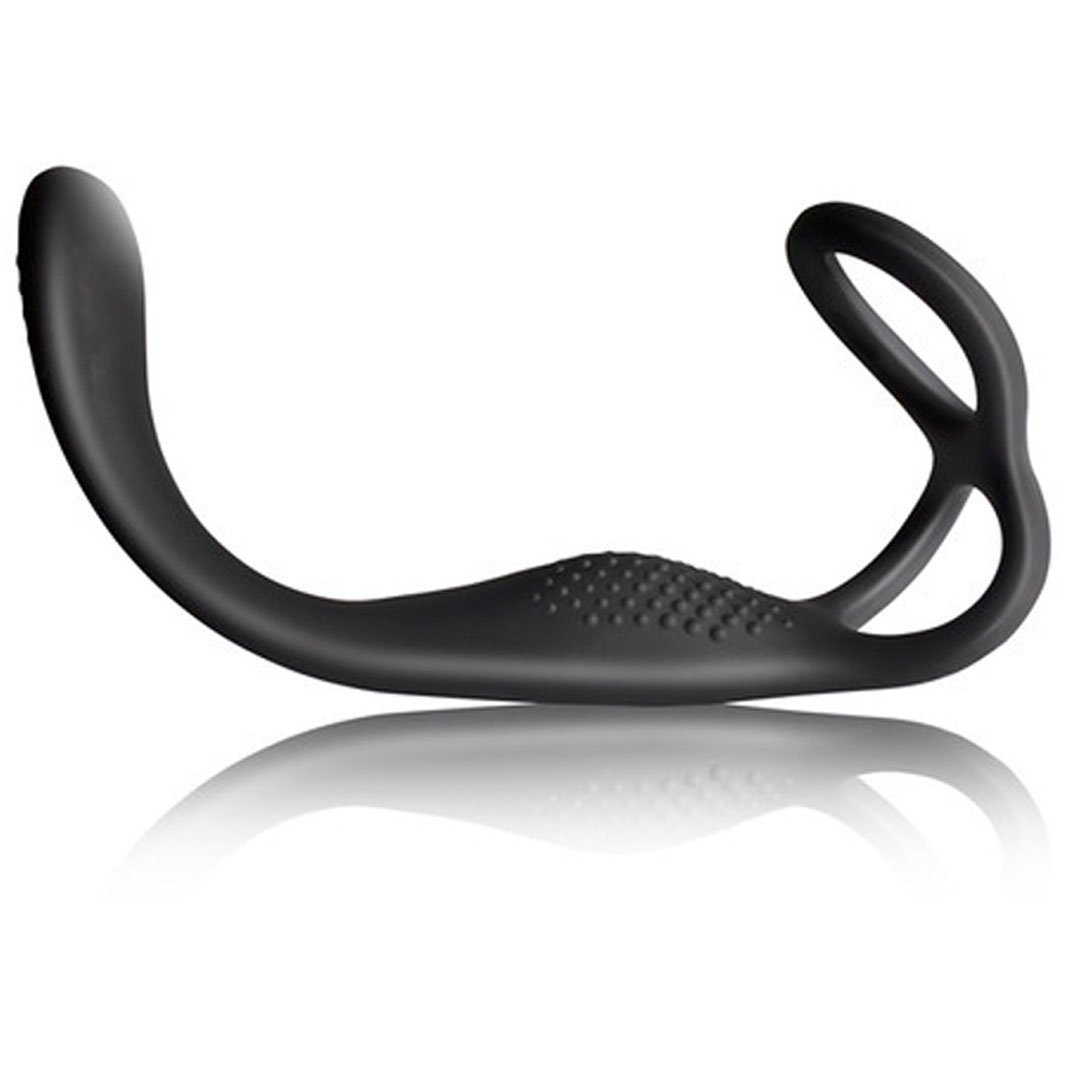 Rocks Off The-Vibe Cock and Ball Ring with Perineum Massager  JOUJOU