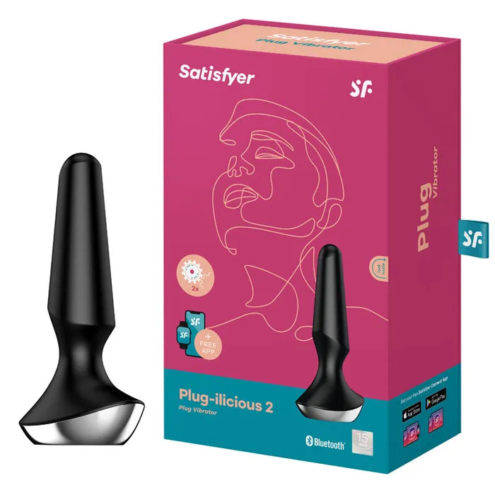 Satisfyer Plug-ilicious 2 Vibrating Butt Plug | joujou.com.au JOUJOU Satisfyer Plug-ilicious 2 Vibrating Butt Plug | joujou.com.au JOUJOU