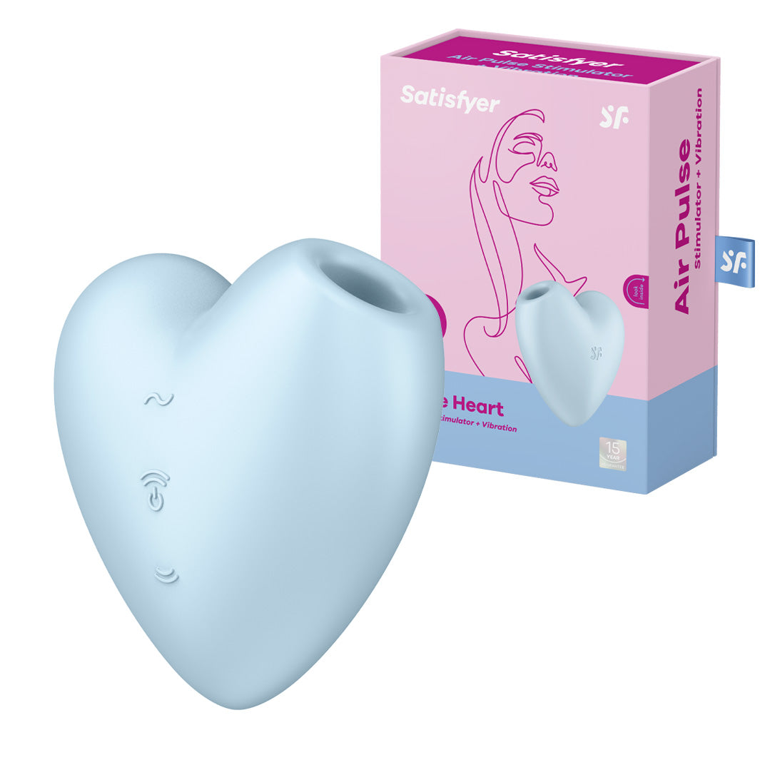 Satisfyer Cutie Heart Air Pulse Stimulator with Vibration JOUJOU Satisfyer Cutie Heart Air Pulse Stimulator with Vibration JOUJOU