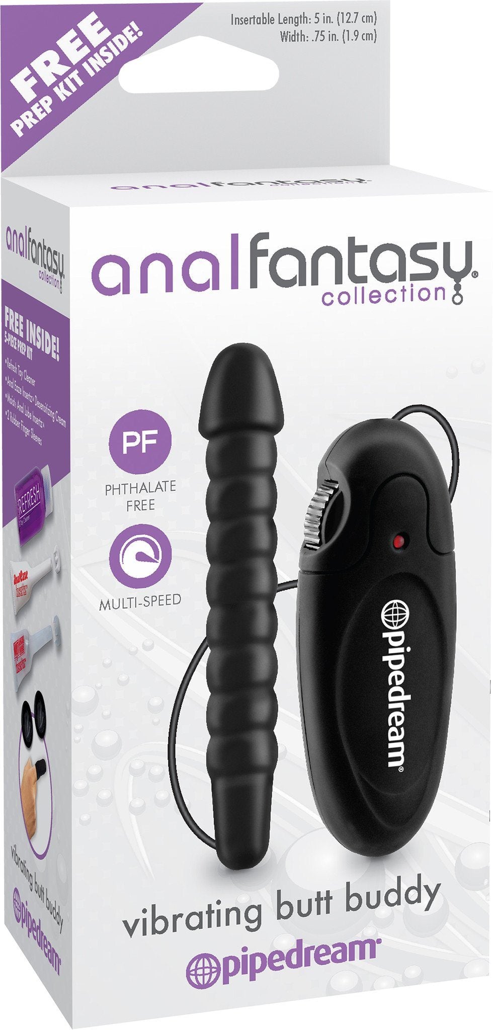 Anal Fantasy Collection Vibrating Butt Buddy Anal Beads JOUJOU Anal Fantasy Collection Vibrating Butt Buddy Anal Beads JOUJOU