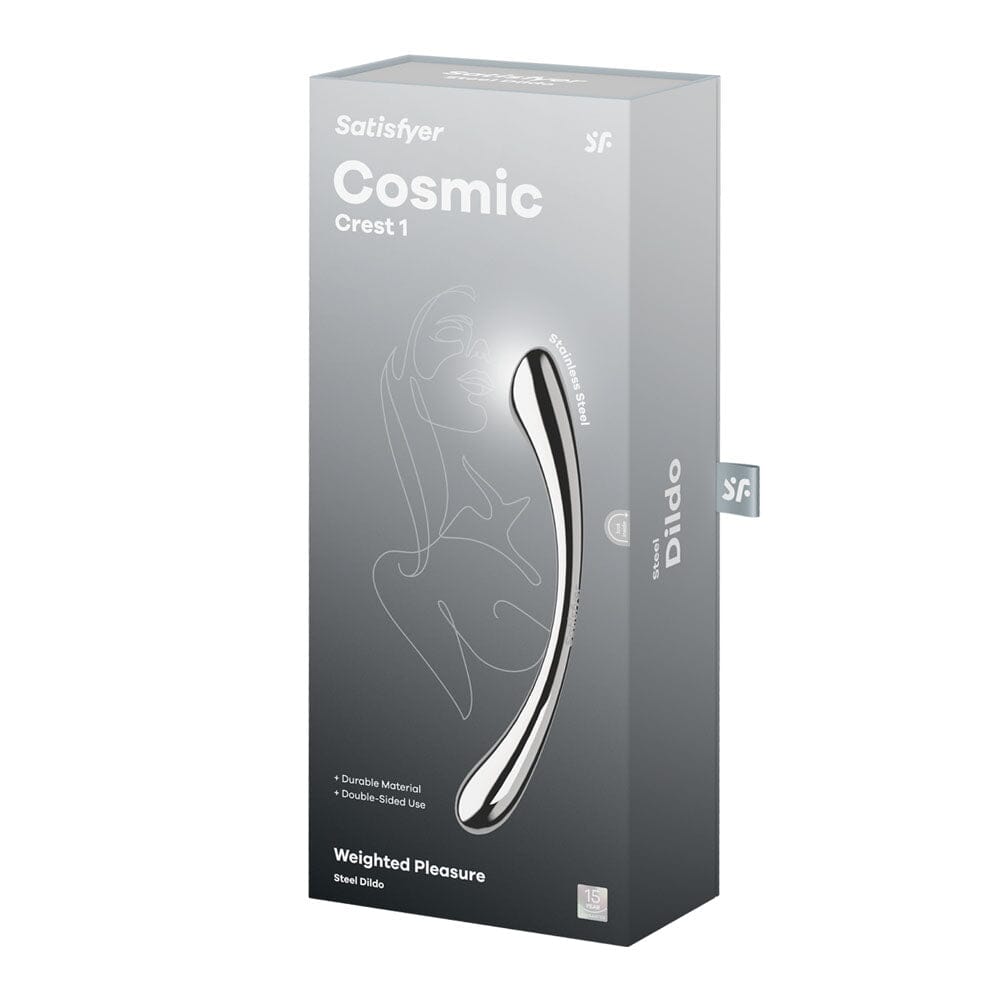 Satisfyer Cosmic Crest 1 Stainless Steel Dildo - joujou.com.au