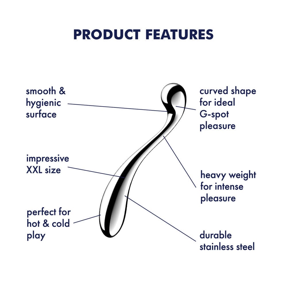 Satisfyer Star Force 4 Stainless steel Dildo - joujou.com.au