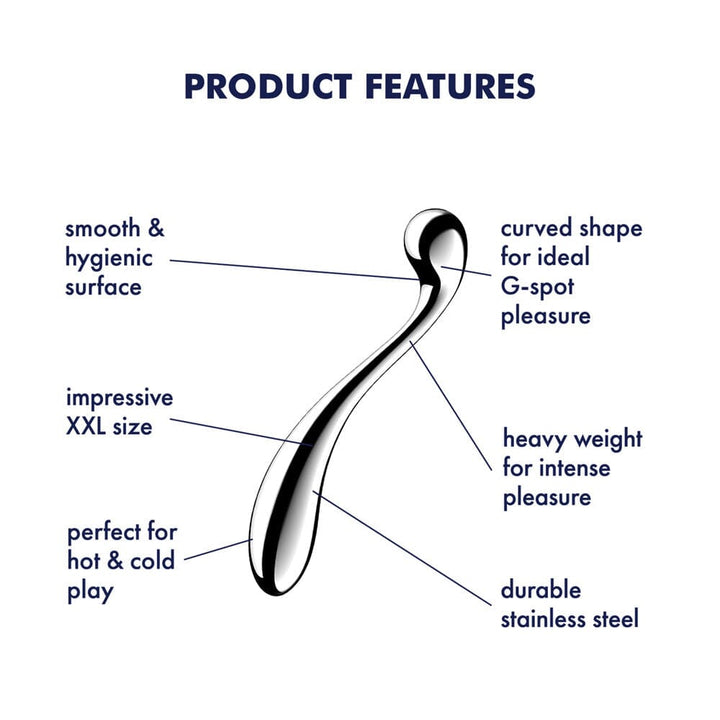 Satisfyer Star Force 4 Stainless steel Dildo - joujou.com.au