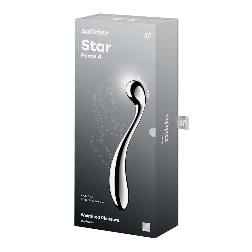 Satisfyer Star Force 4 Stainless steel Dildo - joujou.com.au