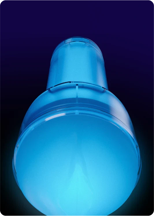 Kiiroo Feelglow Glow in the Dark Stroker - joujou.com.au