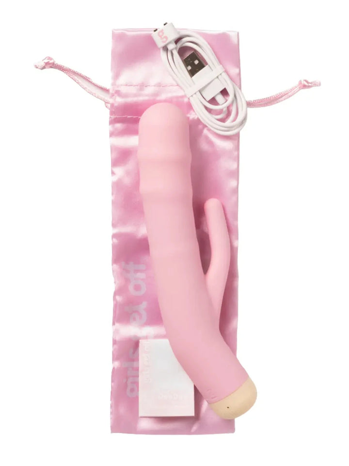 Girls Get Off DeeDee Thrusting Rabbit Vibrator - joujou.com.au