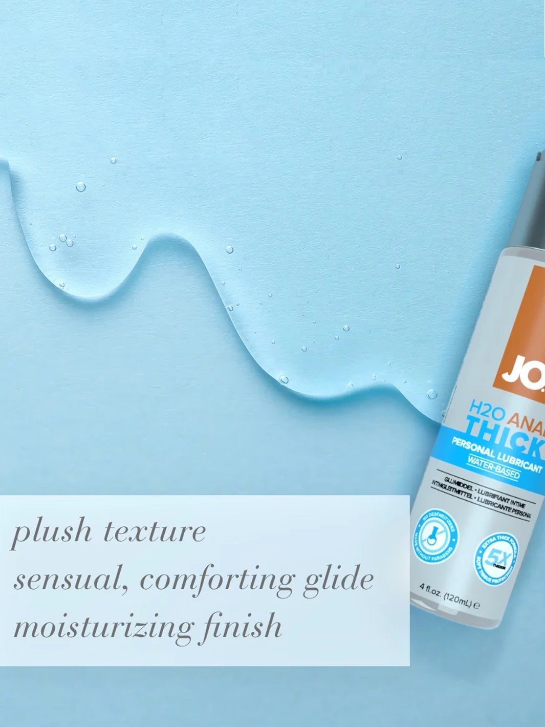 Experience Ultimate Comfort with JO H2O Anal Thick Water-Based Lubricant JOUJOU Experience Ultimate Comfort with JO H2O Anal Thick Water-Based Lubricant JOUJOU
