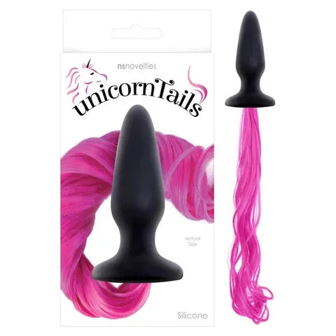 UNICORN TAILS 3.9in Silicone Anal Plug - joujou.com.au
