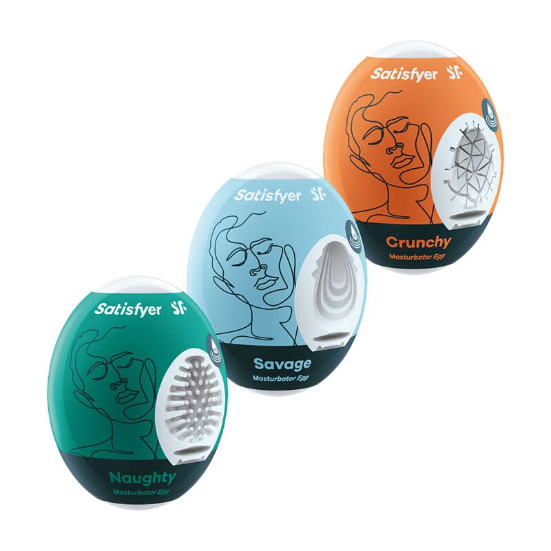 Satisfyer Masturbator Eggs Set of 3 | JOUJOU Australia
