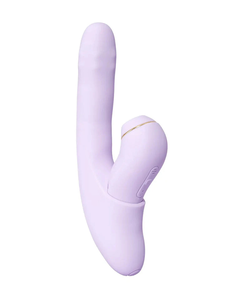 Svakom Duoglow Thrusting Vibrator With Pulsating Stimulator - joujou.com.au