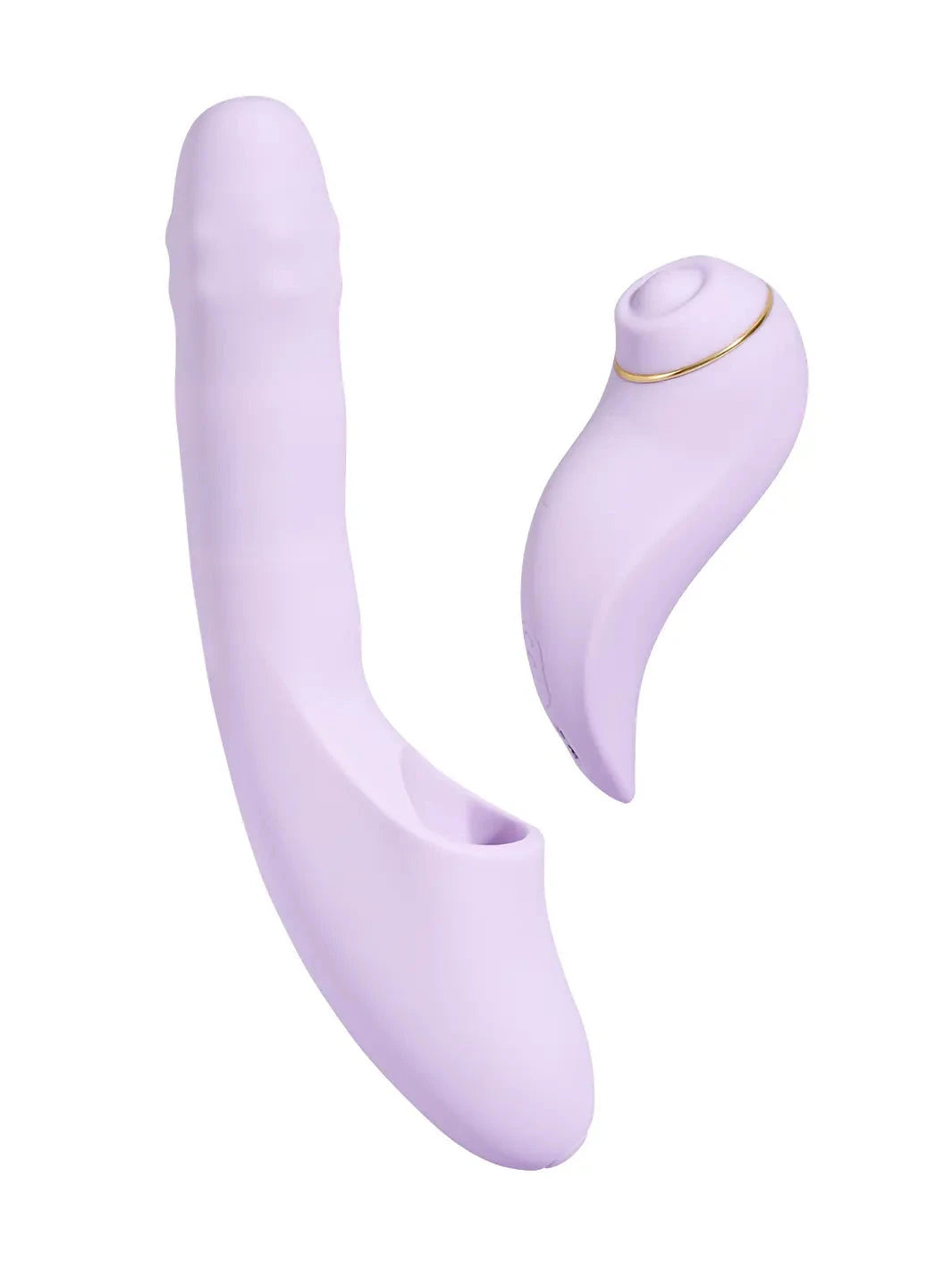 Svakom Duoglow Thrusting Vibrator With Pulsating Stimulator - joujou.com.au