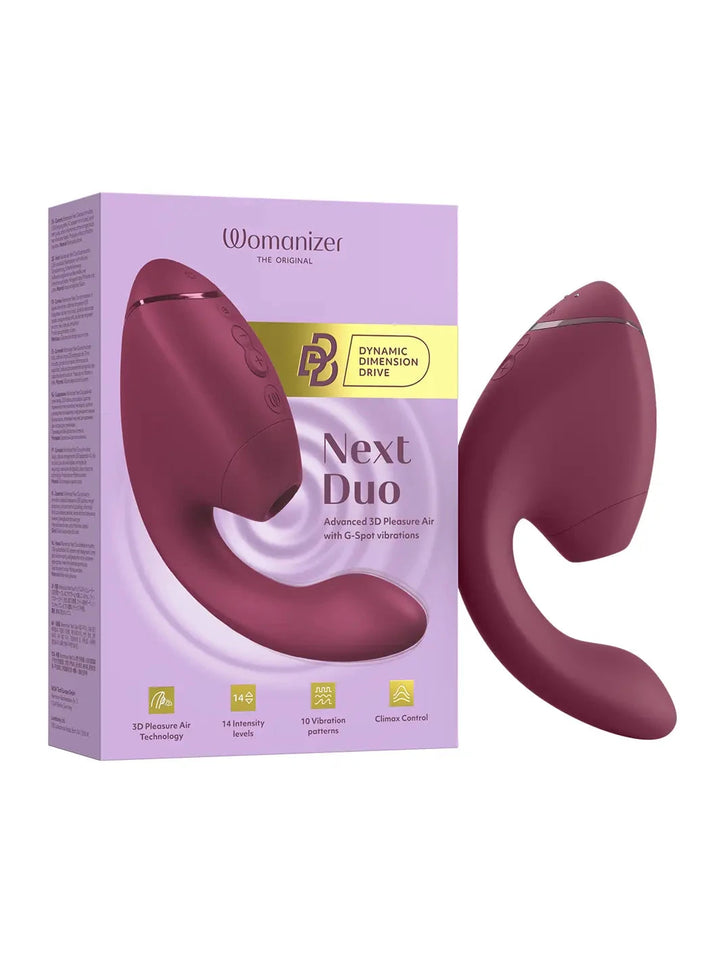 Womanizer Next Duo - Clitoral & G-Spot Dual Stimulator - joujou.com.au