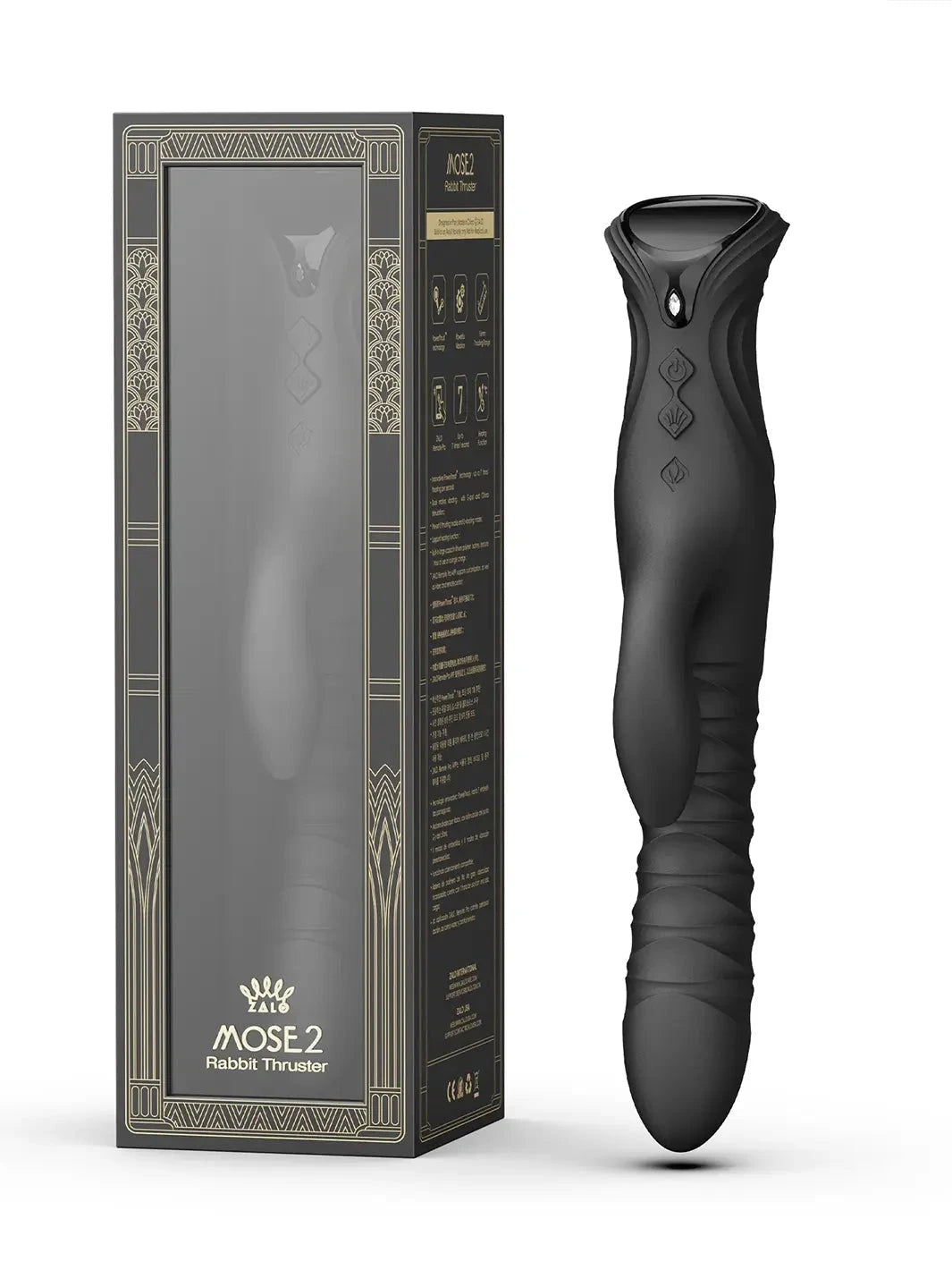 ZALO Mose 2 Thrusting Rabbit Vibrator - joujou.com.au