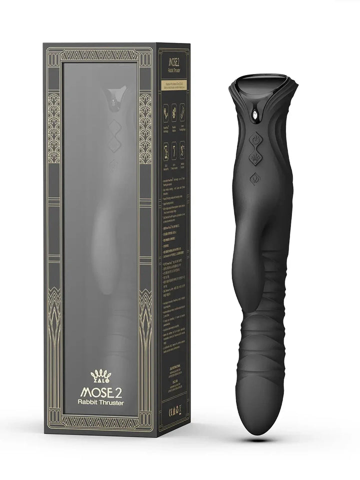 ZALO Mose 2 Thrusting Rabbit Vibrator - joujou.com.au