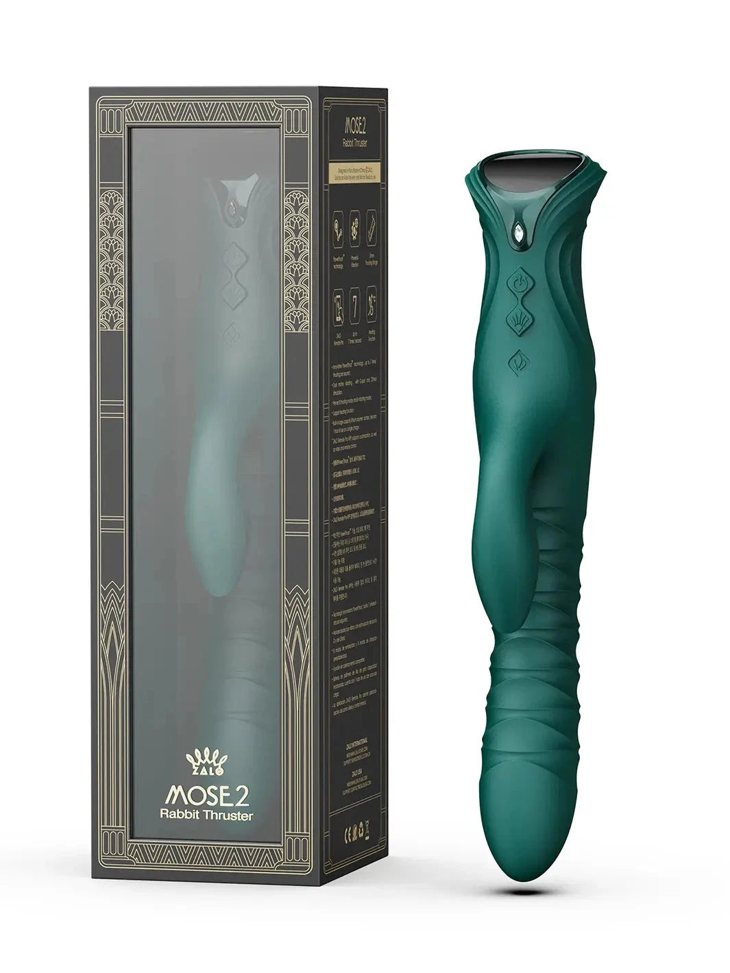 ZALO Mose 2 Thrusting Rabbit Vibrator - joujou.com.au