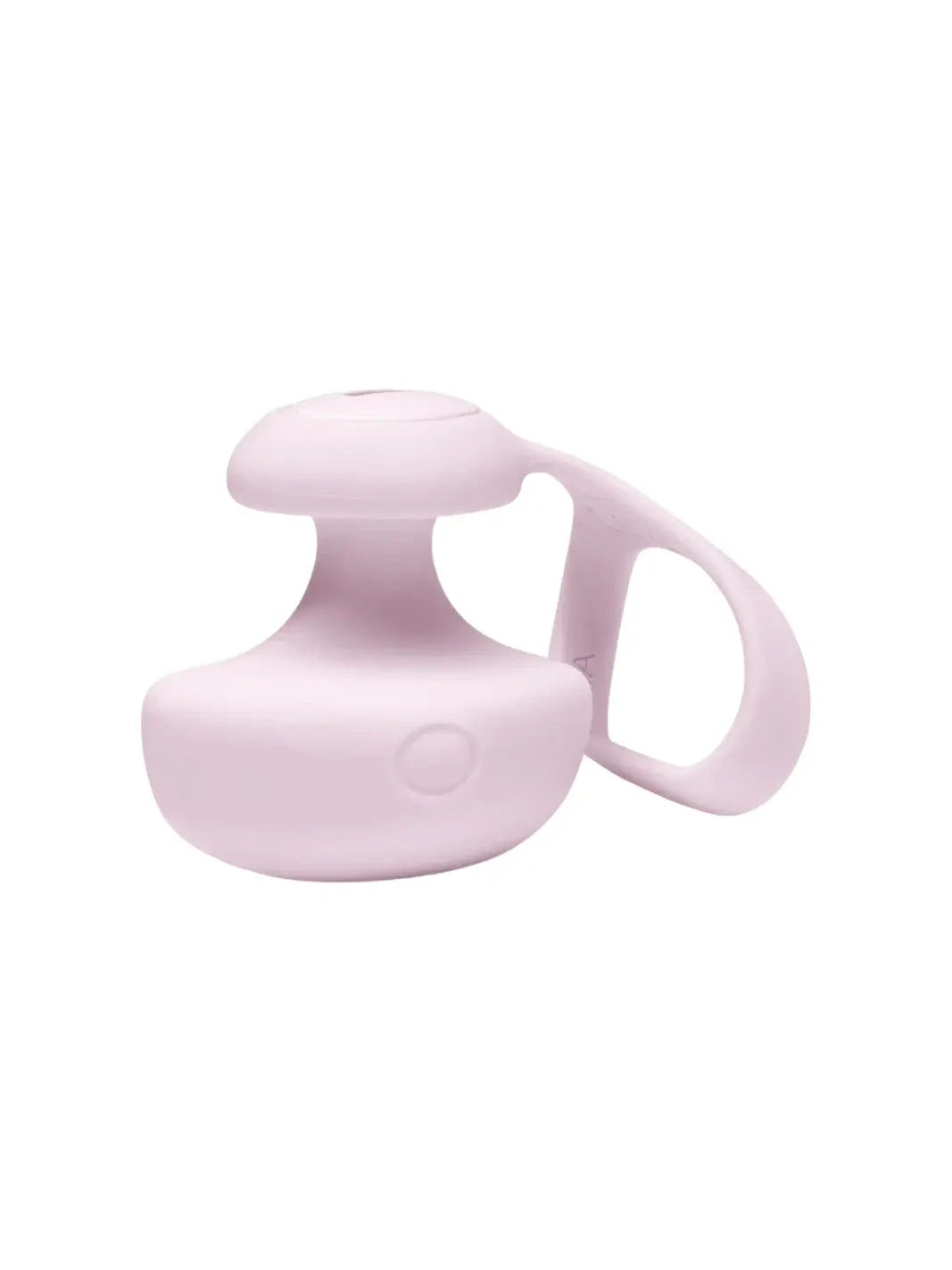 Dame Fin 2.0 Finger Vibrator in Quartz with soft silicone body and removable finger strap.