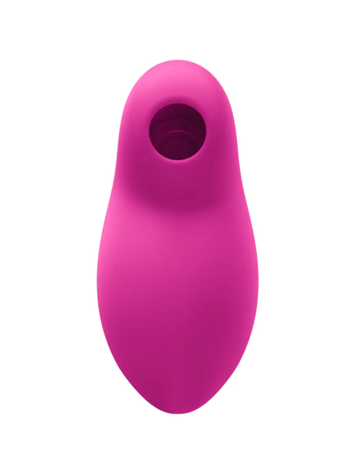 FUN FACTORY Allure in pink top view highlighting the soft curved body and opening detail.