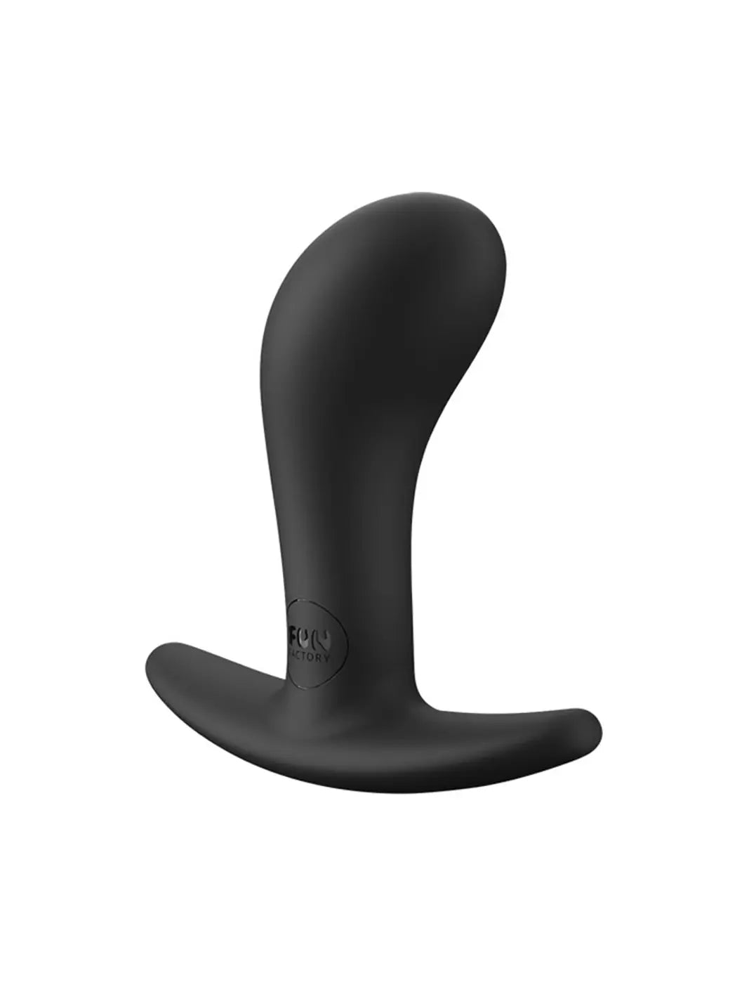 FUN FACTORY Bootie S in black side view highlighting the curved ergonomic shape and slim profile.