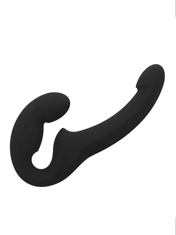Fun Factory Share Lite silicone strapless strap-on in Black