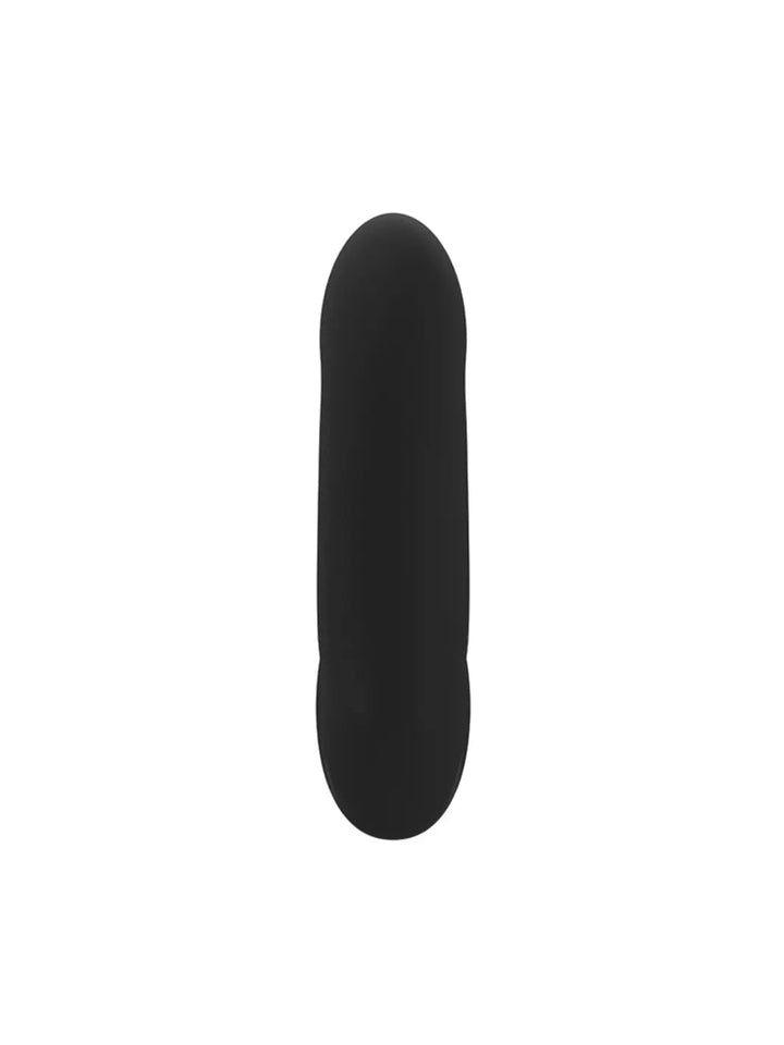 Close-up of the smooth silicone finish on the Fun Factory Share Lite in Black