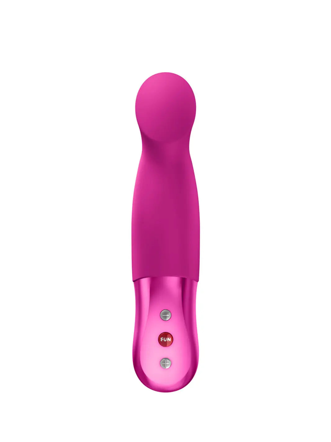 FUN FACTORY Sundaze in magenta front view with sleek silicone finish and simple control buttons.