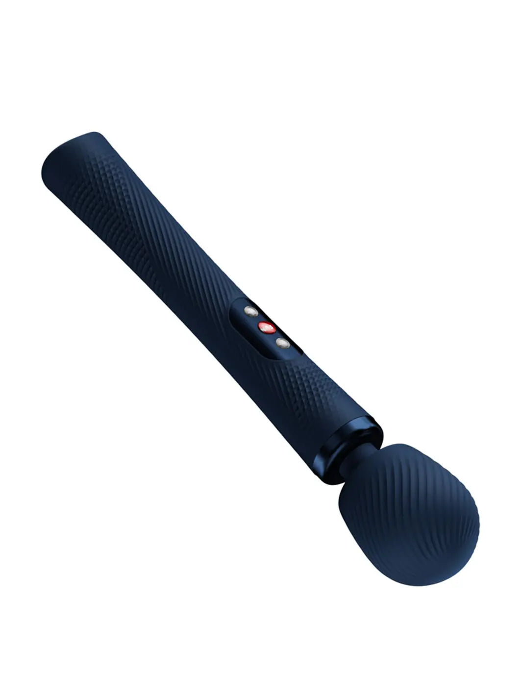 Fun Factory VIM sunrise midnight blue wand vibrator angled view