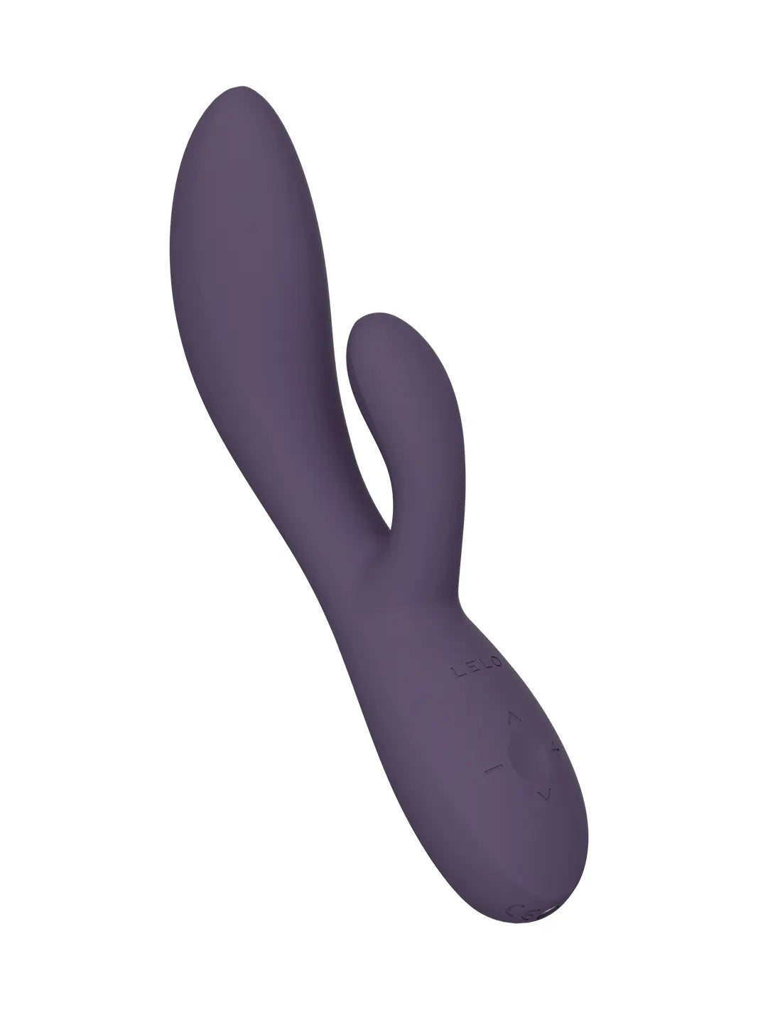 LELO Ina Thrust purple back view with sleek premium silicone finish.