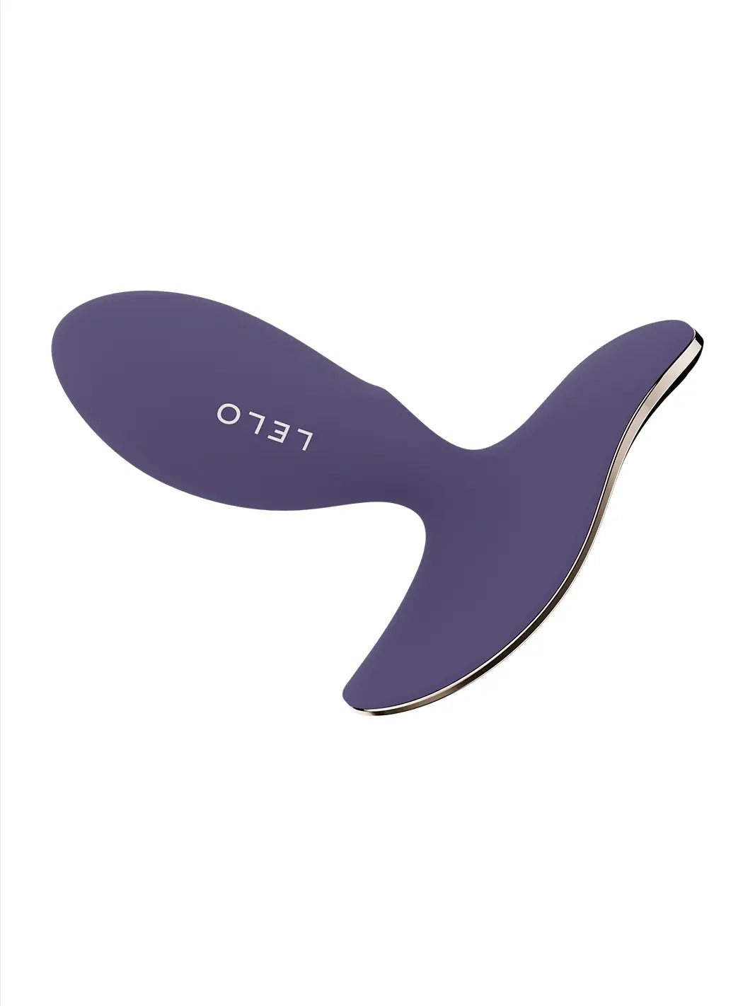 LELO Surfer 2 in purple side view highlighting the slim curved profile and premium finish.