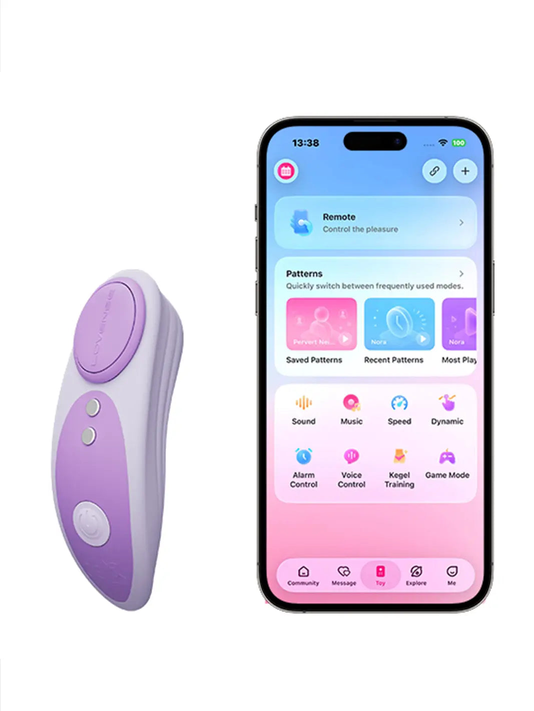 Lovense Ferri Reserve shown with app control on smartphone