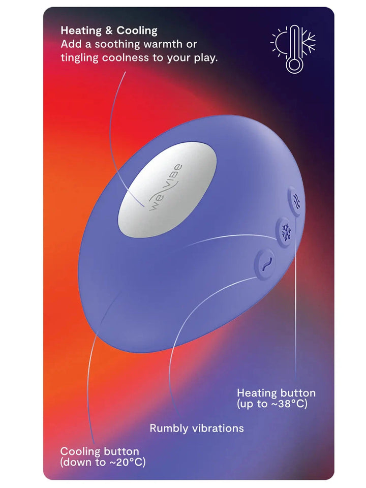 WeVibe Temp Lay-on Heating & Cooling Massager - joujou.com.au