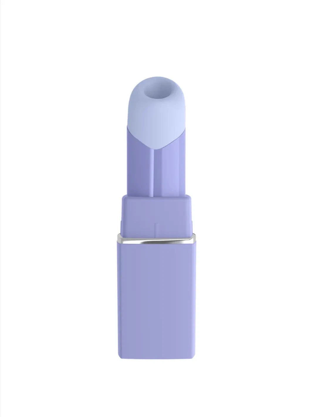Womanizer Beauty in lilac front view with compact lipstick-inspired shape and smooth premium finish.