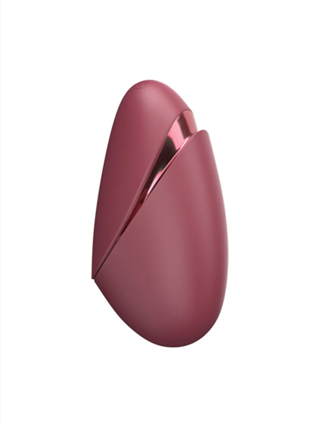 Womanizer Next Liberty in Bordeaux front view with sleek curved body and metallic accent.