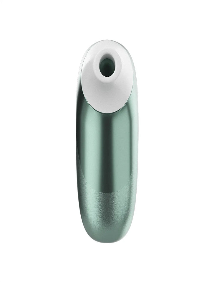 Womanizer Pro red top view showing the soft Pleasure Air opening.