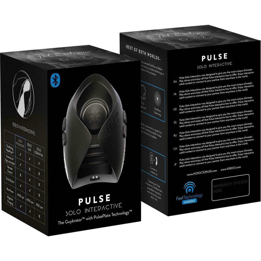 Hot Octopuss Pulse Solo Interactive by Kiiroo - Male Sex Toys JOUJOU Hot Octopuss Pulse Solo Interactive by Kiiroo - Male Sex Toys JOUJOU