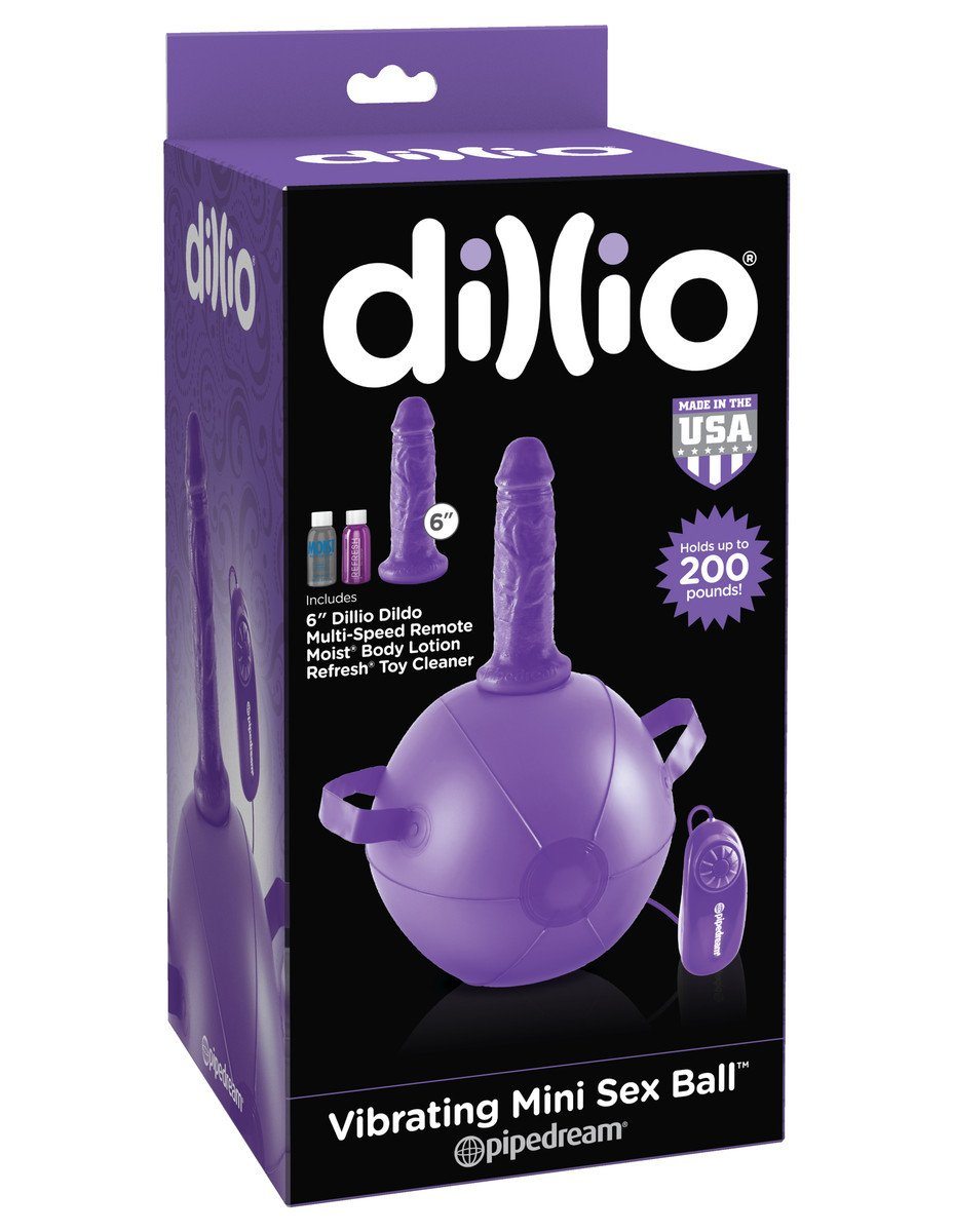 Dillio Vibrating Mini Sex Ball with 6in Dildo | joujou.com.au JOUJOU Dillio Vibrating Mini Sex Ball with 6in Dildo | joujou.com.au JOUJOU
