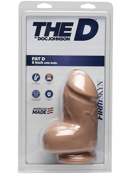 THE D - FAT D - 6 INCH WITH BALLS - FIRMSKYN