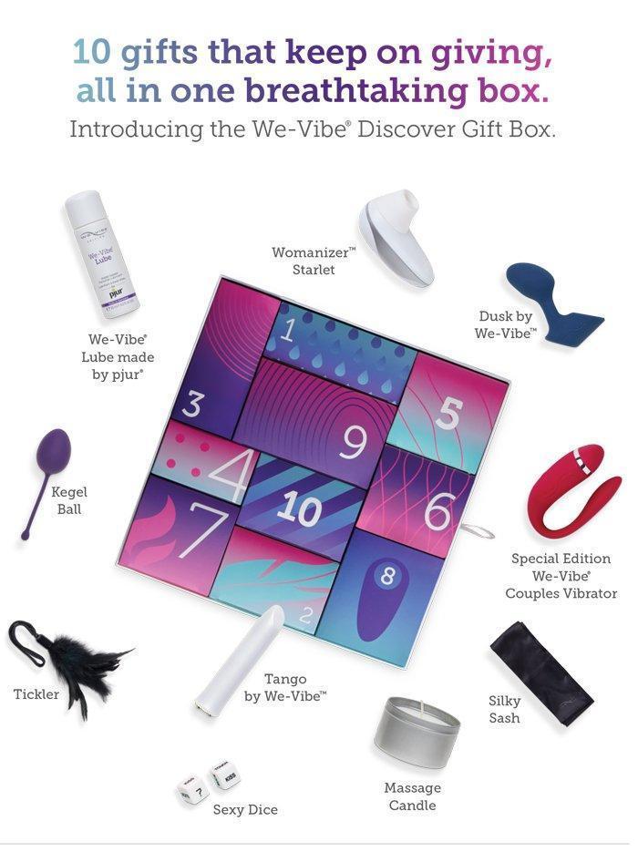 We-Vibe Discover 10 Day Gift Box - Christmas - joujou.com.au
