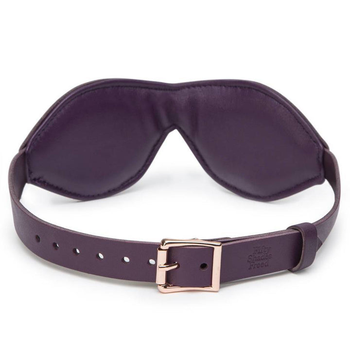 FIFTY SHADES FREED CHERISHED COLLECTION LEATHER BLINDFOLD - joujou.com.au