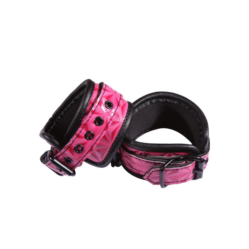 NS Novelties Sinful Pink Ankle Cufs - joujou.com.au