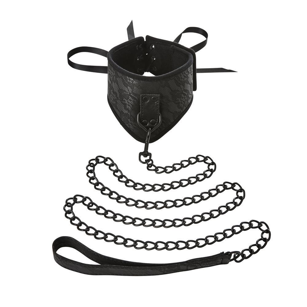Sincerely Lace Posture Collar & Leash - joujou.com.au
