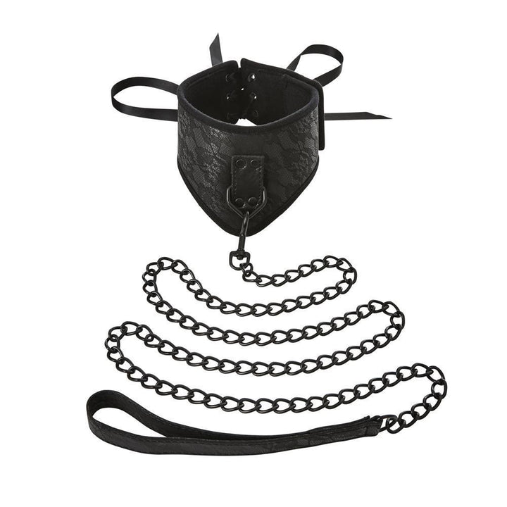 Sincerely Lace Posture Collar & Leash - joujou.com.au