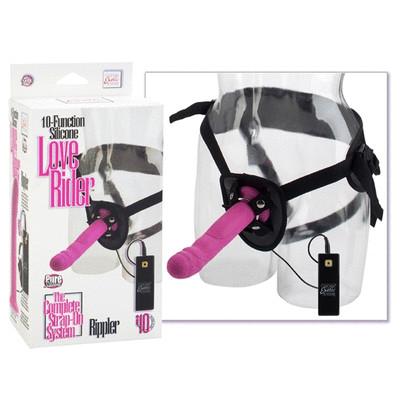 10-Function Silicone Love Rider Rippler - Pink