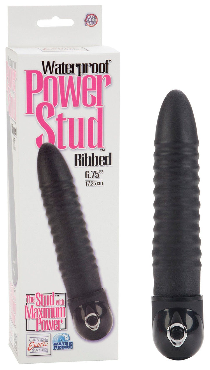Waterproof Power Stud Ribbed - Black
